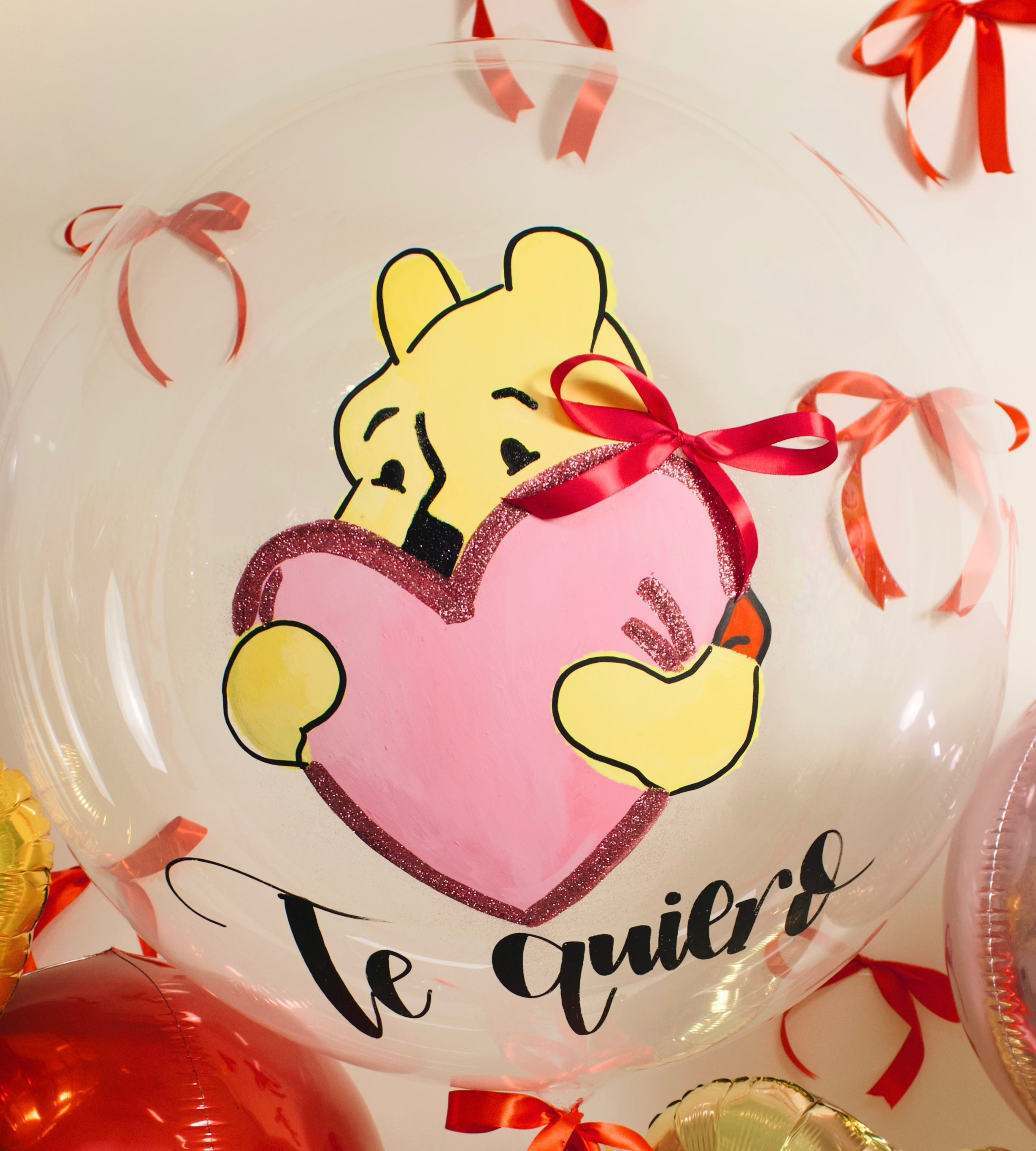 BURBUJA WINNIE THE POOH VALENTINE´S DAY