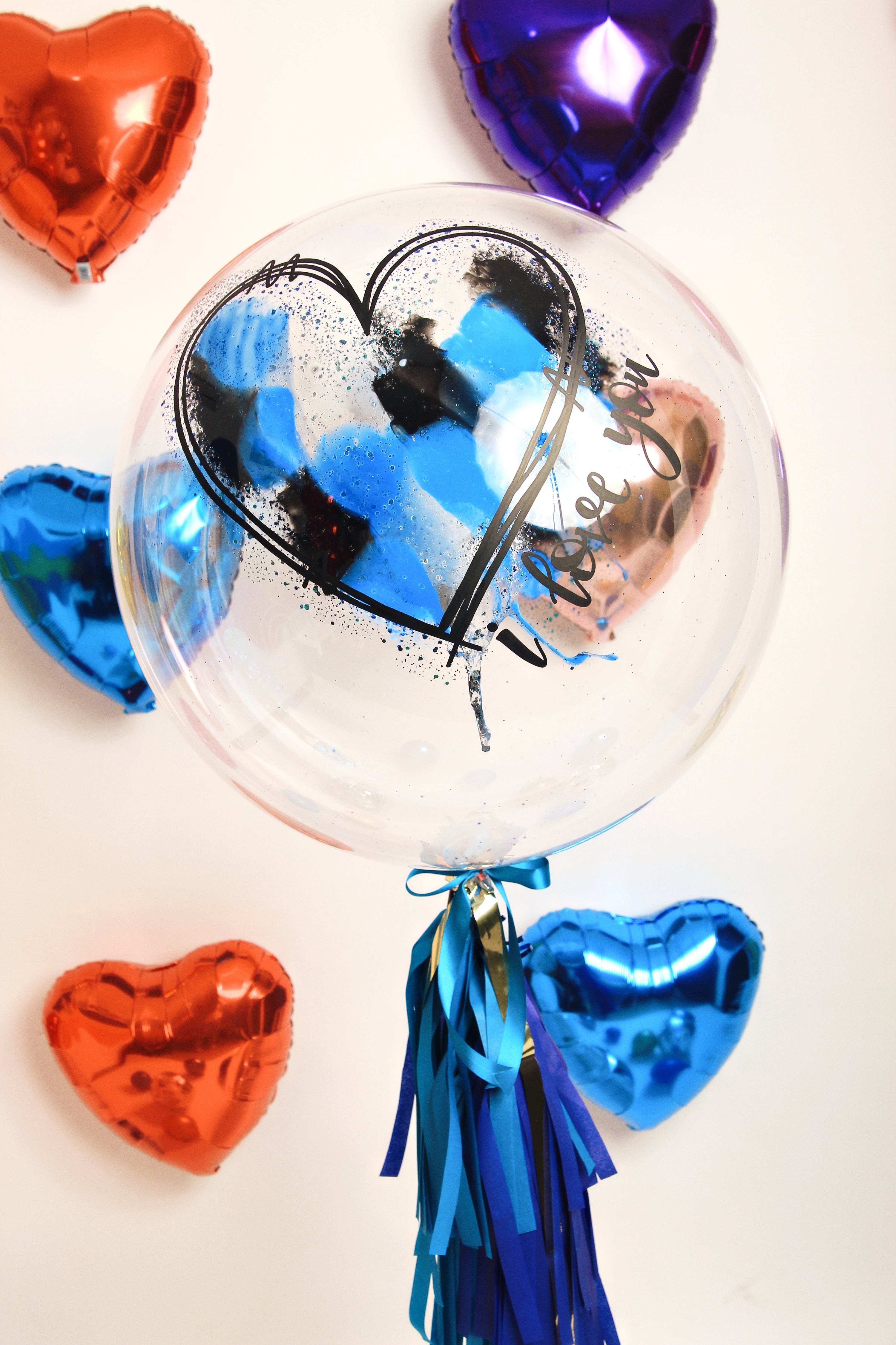 BURBUJA MEDIANA "ILOVEYOU" PARA HOMBRE