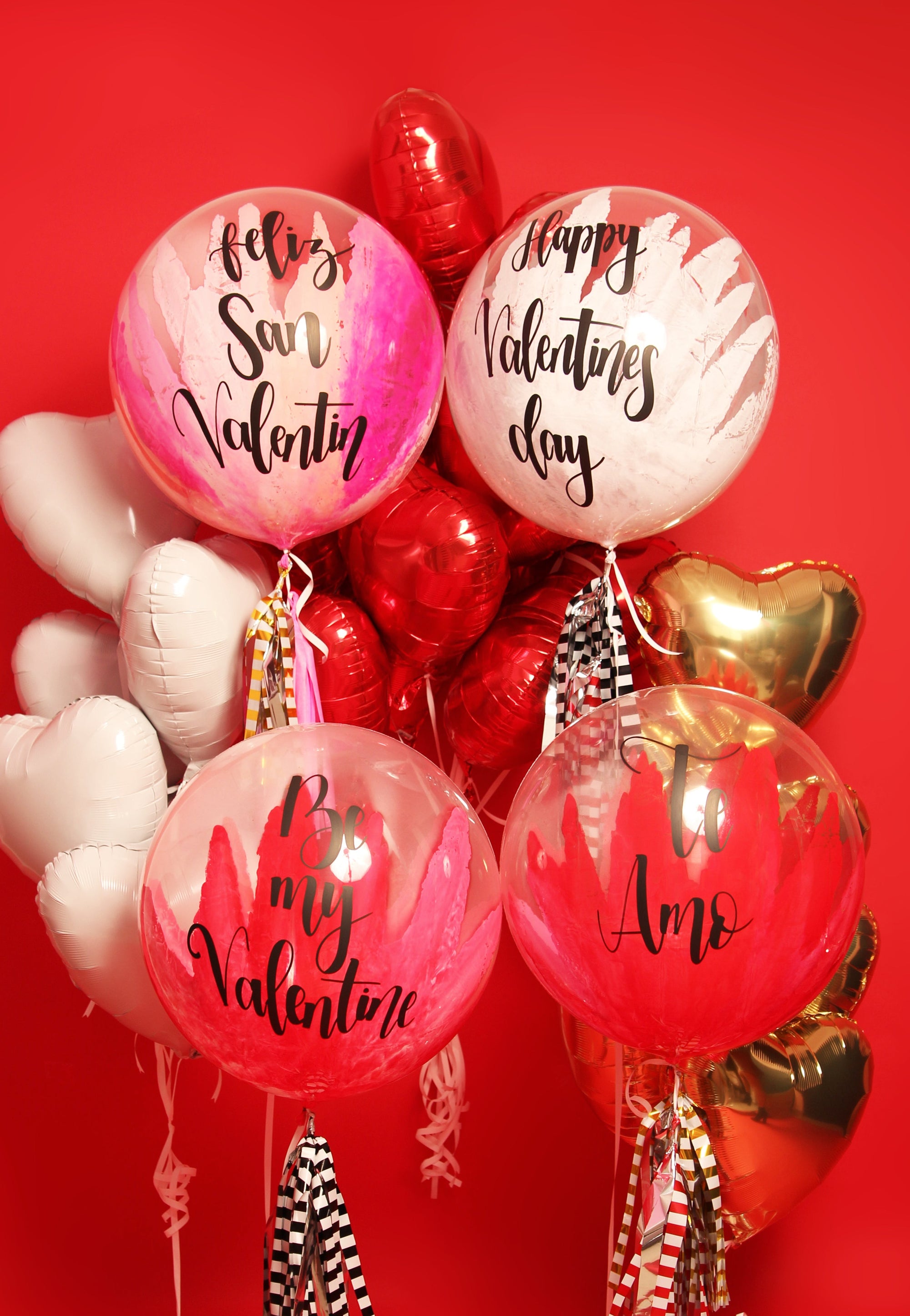 BURBUJA CHICA "HAPPYVALENTINESDAY"