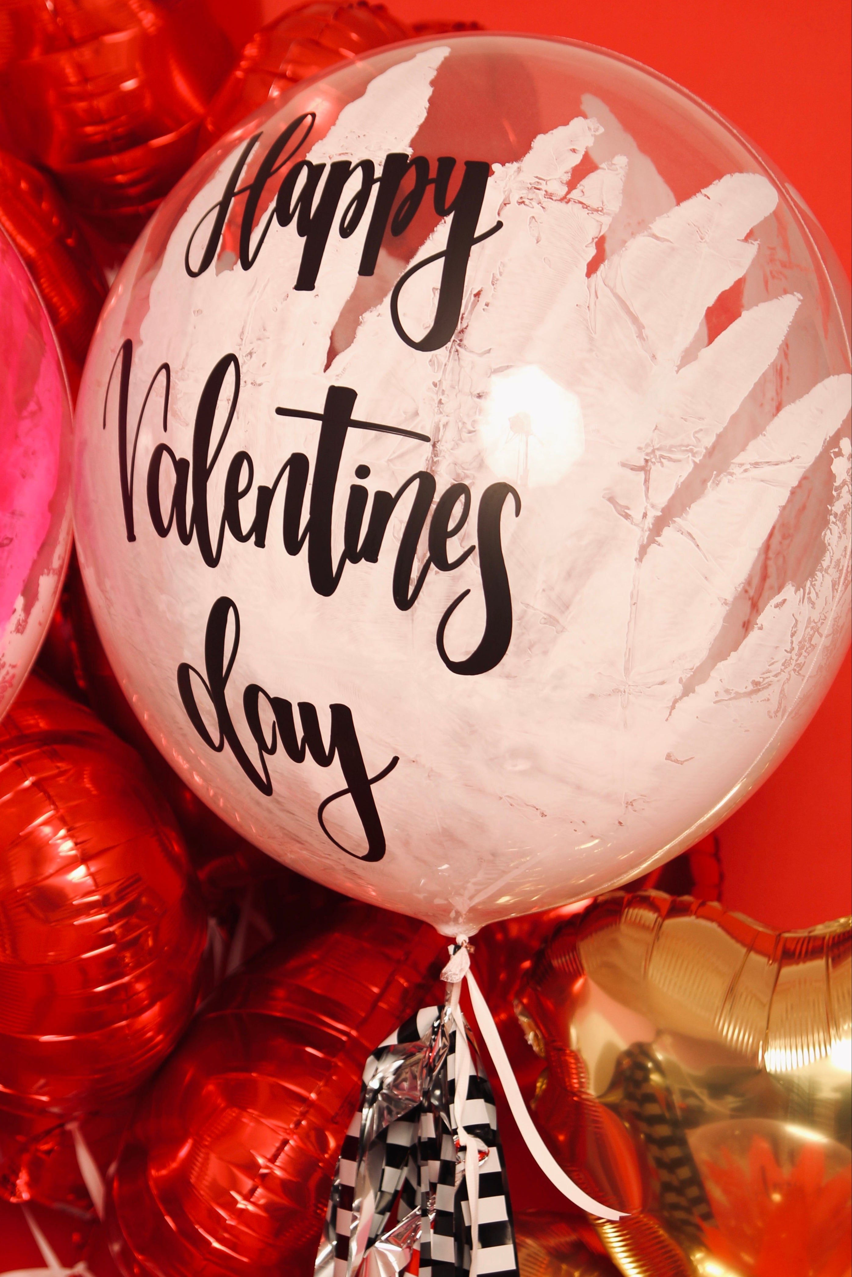 BURBUJA CHICA "HAPPYVALENTINESDAY"