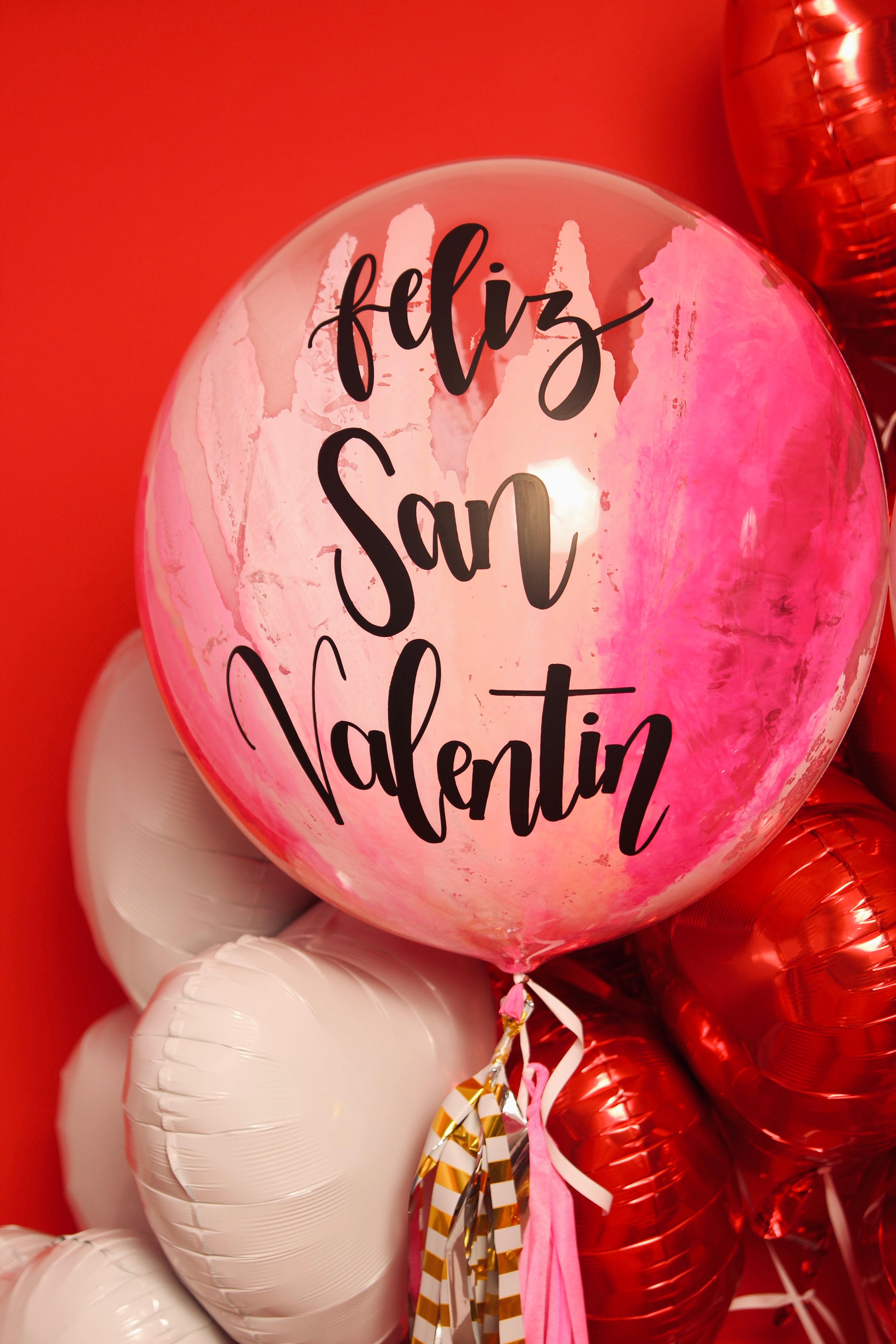 BURBUJA CHICA "FELIZSANVALENTIN"