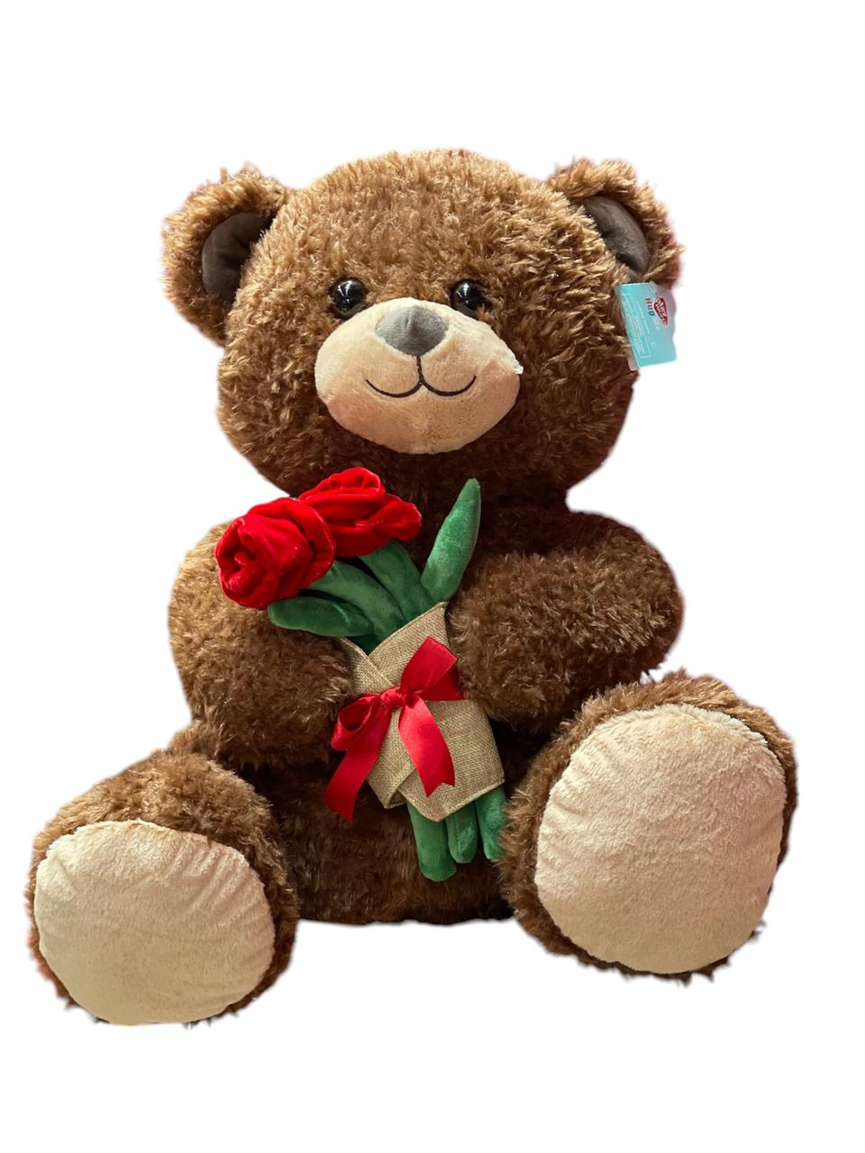 PELUCHE OSO CON FLORES