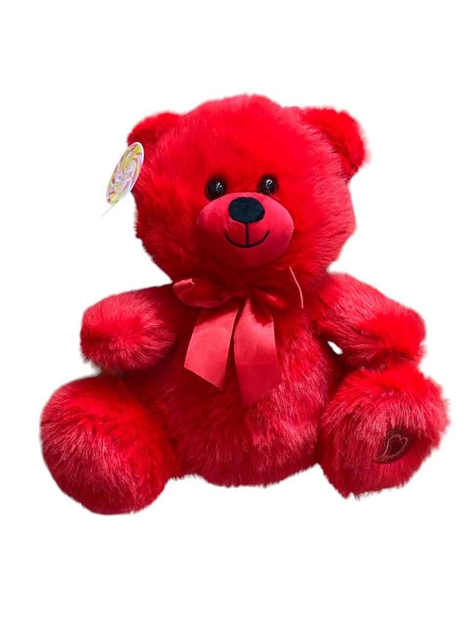 OSO DE PELUCHE ROJO