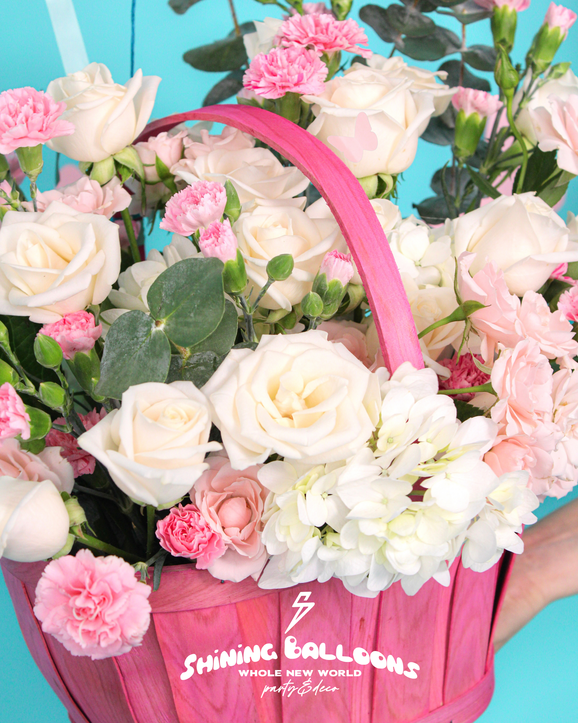 Canasta de flores grande para MAMÁ